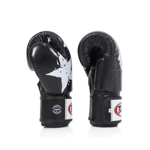 Boxhandschuhe Fairtex BGV1 – Nation Print – Schwarz – 12 oz, Farbe: Schwarz, OZ: 12oz, 2 image