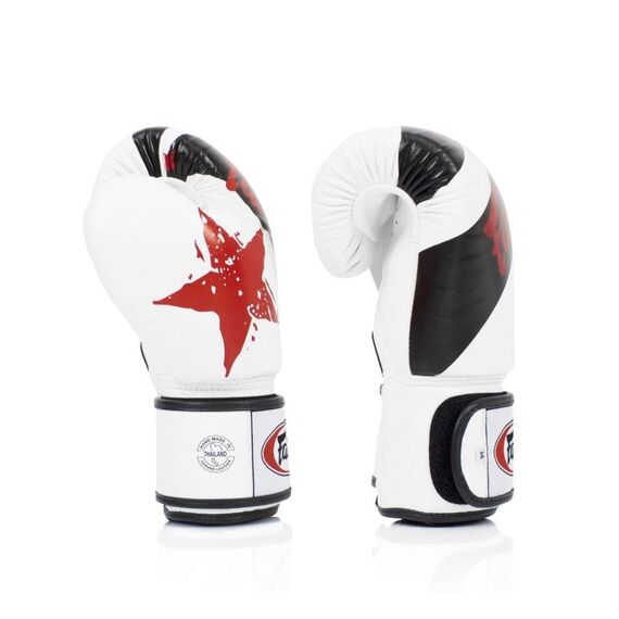 Boxhandschuhe Fairtex BGV1 – Nation Print – Weiss – 14 oz, Farbe: Weiss, OZ: 14oz, 3 image