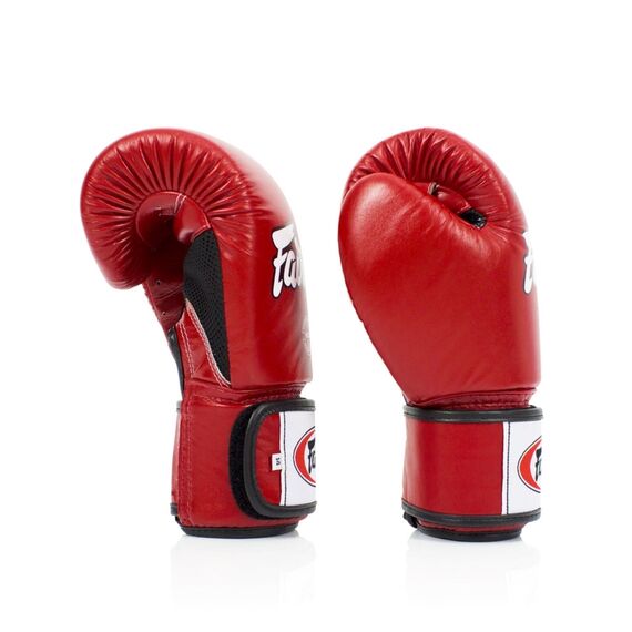 Guantoni da boxe Fairtex BGV1 – Universali – Rosso – 8 oz, Colore: Rosso, OZ: 8oz, 4 image