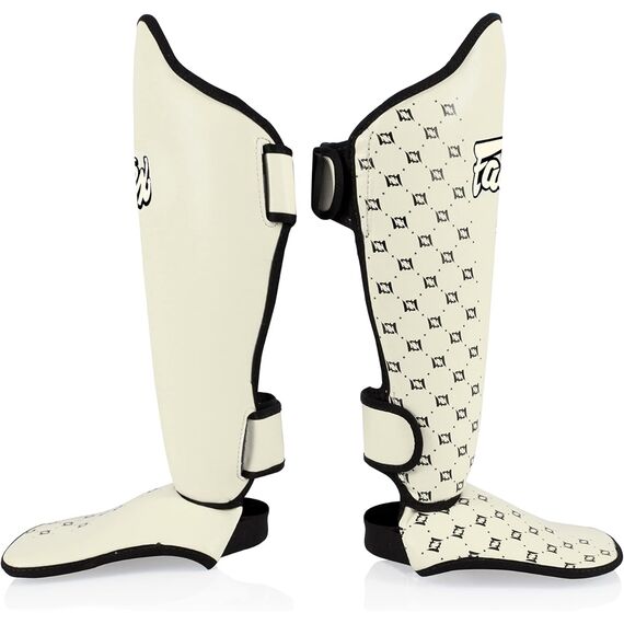 Paratibie Fairtex SP5 Bianco L, Taglia: L, Colore: Bianco, 2 image
