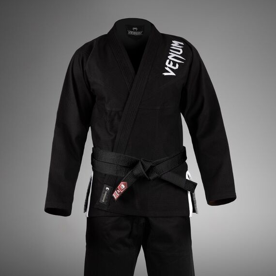 Venum Contender 3.0 Brazilian Jiu Jitsu Gi, Colore: Nero, Taglia (Kimono): A3 185-191 cm, 3 image