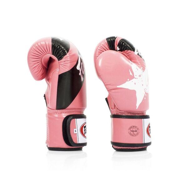 Boxhandschuhe Fairtex BGV1 – Nation Print – Rosa – 10 oz, Farbe: Rosa, OZ: 10oz, 4 image