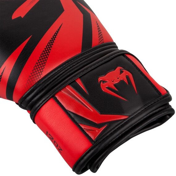Boxhandschuhe Venum Challenger 3.0 – Rot / Schwarz – 16 oz, Farbe: Rot, OZ: 16oz, 6 image