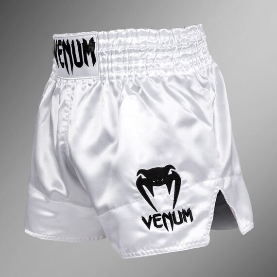 Venum Short Muay Thai Classic Blanc/Noir L, Taille: L, Couleur: Blanc, 5 image