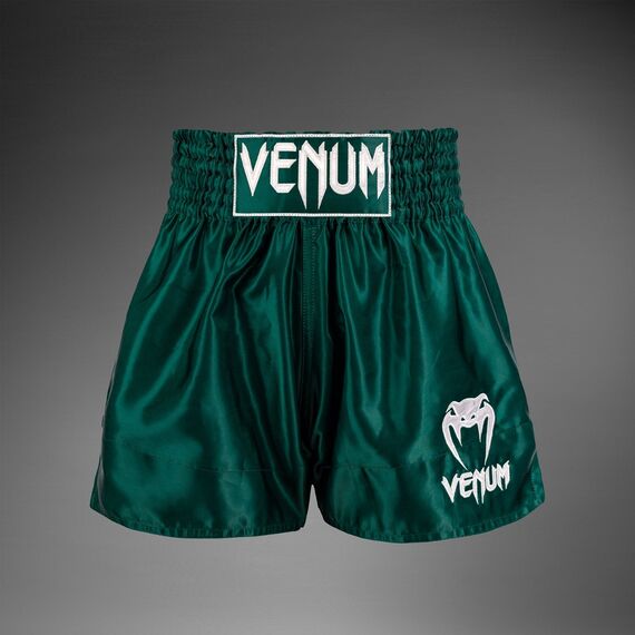 Muay Thai Shorts Venum Classic – Waldgruen – L, Bekleidungsgrösse: L, Farbe: Grün
