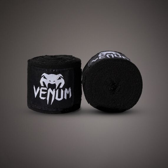 Bandes de boxe Venum – Noir – 4,50 m, Couleur: Noir, Longueur: 4.5m