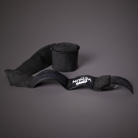 Bandes de boxe Venum – Noir – 4,50 m, Couleur: Noir, Longueur: 4.5m, 3 image