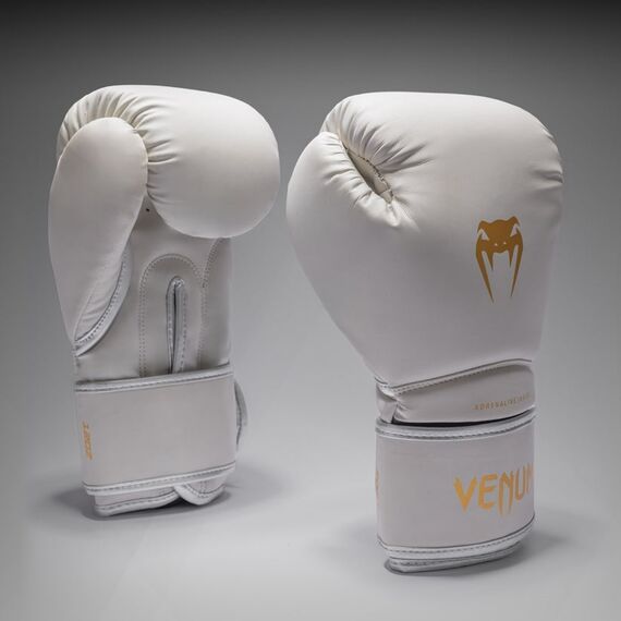 Boxhandschuhe Venum Contender 1.5 – Elfenbein/Gold – 10 oz, Farbe: Weiss, OZ: 10oz, 2 image