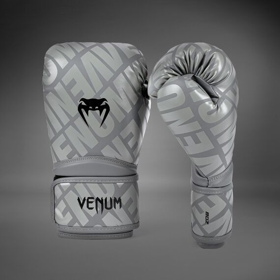 Gants de boxe Venum Contender 1.5 XT – Gris / Noir – 12 oz, Couleur: Gris, oz: 12oz, 4 image