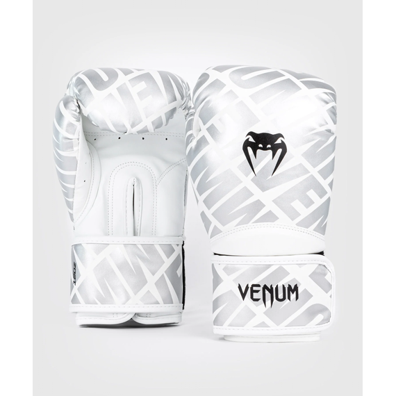 Boxhandschuhe Venum Contender 1.5 XT – Weiss / Silber – 14 oz, Farbe: Weiss, OZ: 14oz