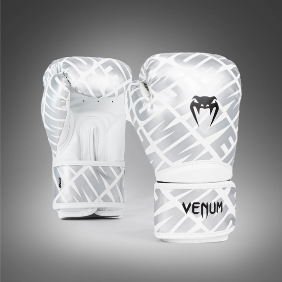 Boxhandschuhe Venum Contender 1.5 XT – Weiss / Silber – 14 oz, Farbe: Weiss, OZ: 14oz, 10 image