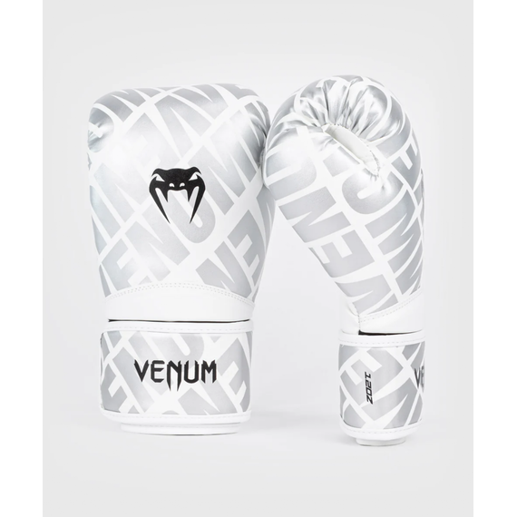 Boxhandschuhe Venum Contender 1.5 XT – Weiss / Silber – 14 oz, Farbe: Weiss, OZ: 14oz, 3 image