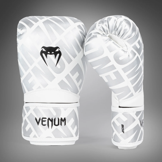 Boxhandschuhe Venum Contender 1.5 XT – Weiss / Silber – 14 oz, Farbe: Weiss, OZ: 14oz, 5 image