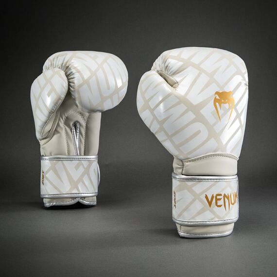 Gants de boxe Venum Contender 1.5 XT – Beige/Creme – 12oz, Couleur: Blanc, oz: 12oz, 2 image