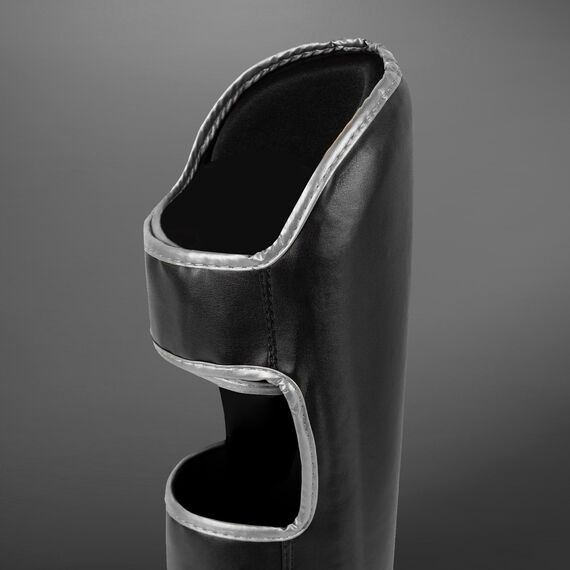 Protège-tibias Venum Challenger – Noir / Blanc – XL, Taille: XL, Couleur: Noir, 2 image