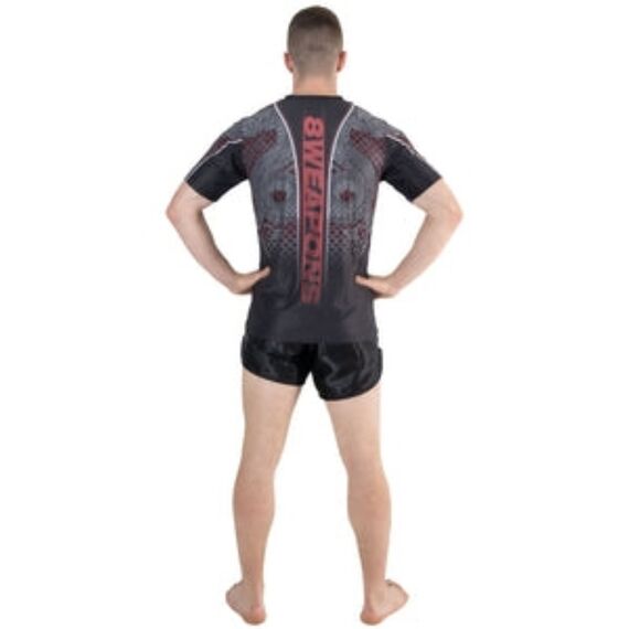 8 WEAPONS Functional T-Shirt, Naga Yant, black-red M, Taglia: M, Colore: Nero, 6 image