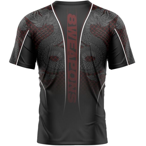 8 WEAPONS Functional T-Shirt, Naga Yant, black-red XXL, Taglia: 2XL, Colore: Nero, 2 image