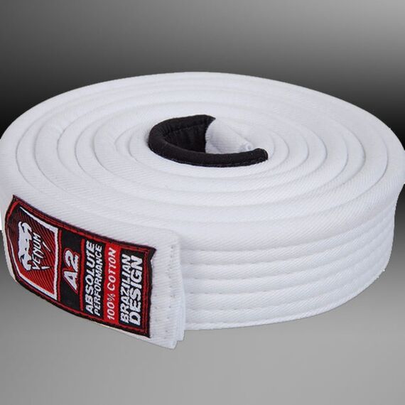 BJJ Gürtel Venum – Weiss – A3, Bekleidungsgrösse: L, Farbe: Weiss