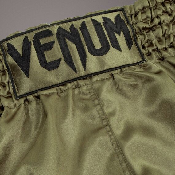 Venum Short Muay Thaï Classic Kaki/Noir M, Taille: M, Couleur: Kaki, 2 image