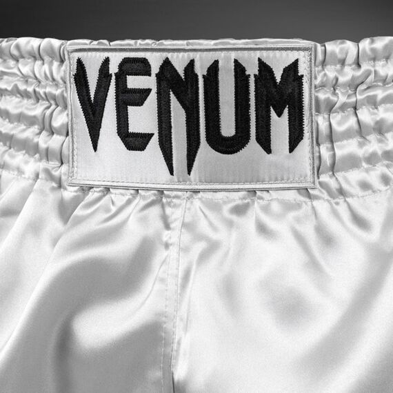 Venum Muay Thai Shorts Classic Silber/Schwarz XL, Bekleidungsgrösse: XL, Farbe: Silber, 2 image