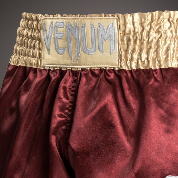 Venum Classic Muay Thai Shorts Bordeaux/Gold XL, Size: XL, Colour: Rot, 4 image