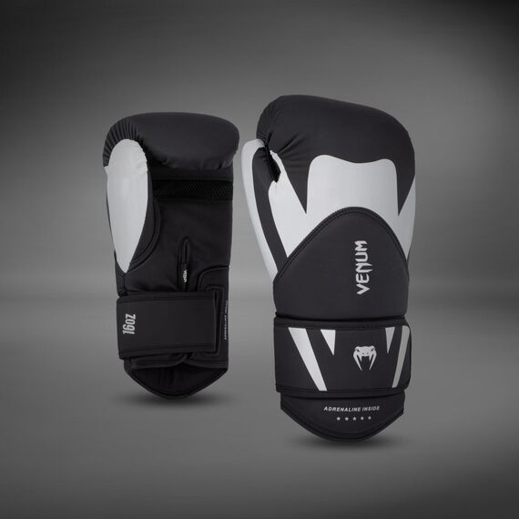 Gants de boxe Venum Challenger 4.0 – Noir / Blanc – 12 oz, Couleur: Noir, oz: 12oz, 3 image