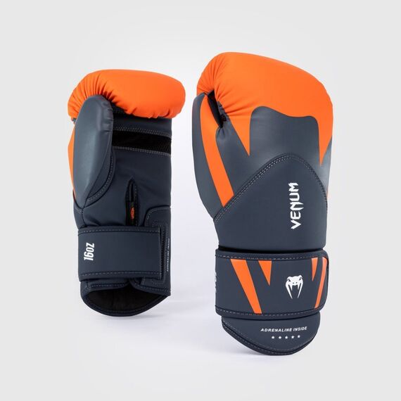 Gants de boxe Venum Challenger 4.0 – Noir / Orange – 12 oz, Couleur: Orange, oz: 12oz