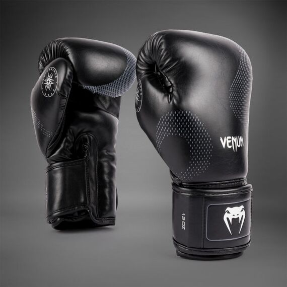 Boxhandschuhe Venum Nexus – Schwarz/Silber – 10 oz, Farbe: Schwarz, OZ: 10oz