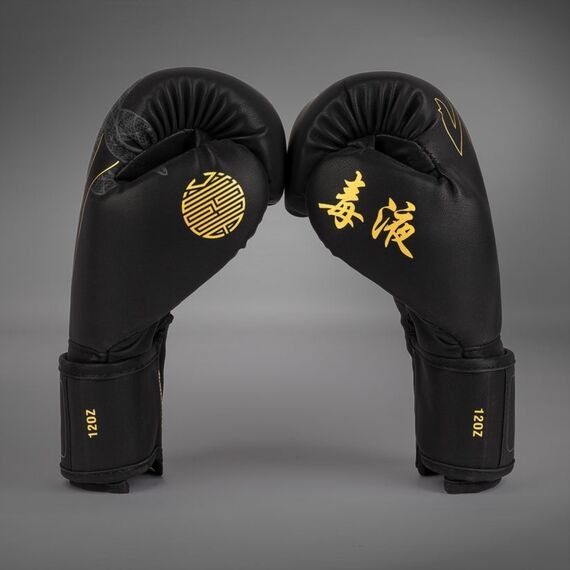 Boxhandschuhe Venum Serpenti – Schwarz/Silber/Gold – 16 oz, Farbe: Schwarz, OZ: 16oz, 3 image