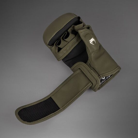 Gants MMA sparring Venum Serpenti – Kaki/Bronze/Ivoire – L/XL, Taille: L/XL, Couleur: Kaki, 5 image
