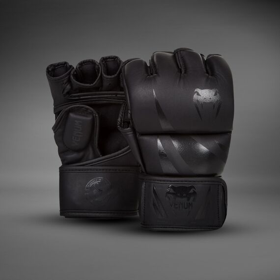 MMA Handschuhe Venum Challenger 2.0 – Matt Schwarz – L/XL, Bekleidungsgrösse: L/XL, Farbe: Schwarz, Grösse : M-L