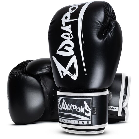 Boxhandschuhe 8 Weapons Unlimited 2.0 Schwarz 10oz, Farbe: Schwarz, OZ: 10oz, 2 image