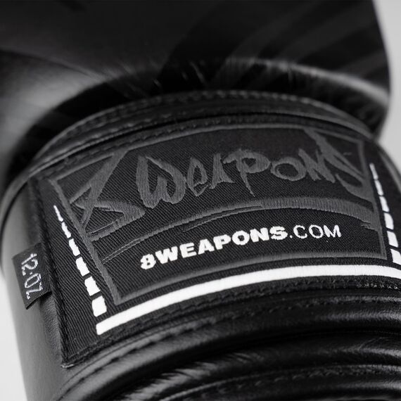 Boxhandschuhe 8 Weapons Unlimited 2.0 Schwarz Matt 16oz, Farbe: Schwarz, OZ: 16oz, 4 image