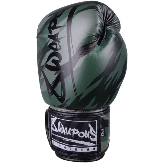 Boxhandschuhe 8 WEAPONS Unlimited 2.0 – Woodland Camo – 10 oz, Farbe: Camouflage, OZ: 10oz, 4 image