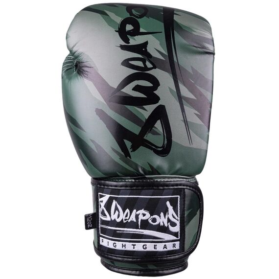 Boxhandschuhe 8 WEAPONS Unlimited 2.0 – Woodland Camo – 10 oz, Farbe: Camouflage, OZ: 10oz, 5 image