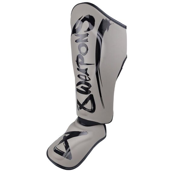 Shin Guards 8 WEAPONS Unlimited 2.0 – Sand/Black – L, Size: L, Colour: Beige, 4 image