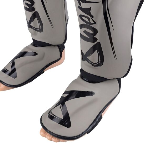 Shin Guards 8 WEAPONS Unlimited 2.0 – Sand/Black – L, Size: L, Colour: Beige, 6 image