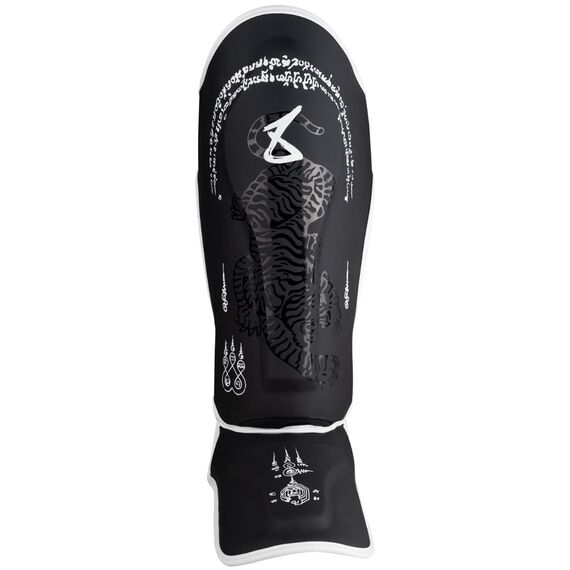 8 WEAPONS Shin Guards - Sak Yant Big Tiger black S, Size: S, Colour: Schwarz, 4 image