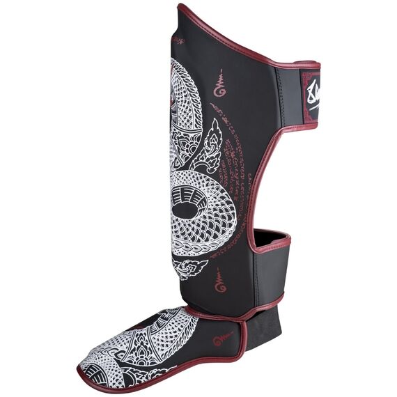 8 WEAPONS Shin Guards - Sak Yant Naga black M, Size: M, Colour: Schwarz, 14 image