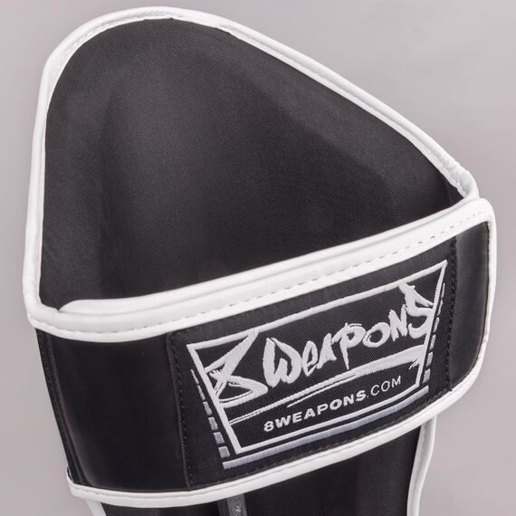 8 WEAPONS Shin Guards, Shift, black-white, M, Size: M, Colour: Schwarz, 4 image