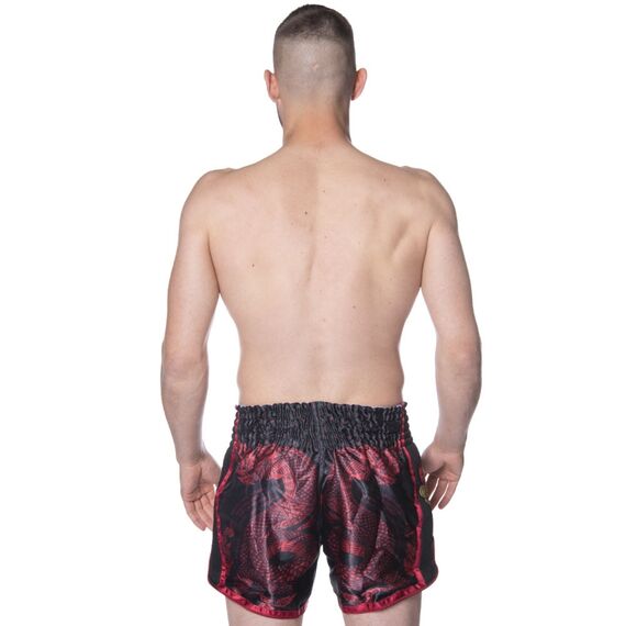 8 Weapons Muay Thai Shorts Super Mesh, Taglia: M, Colore: Rosso, 5 image