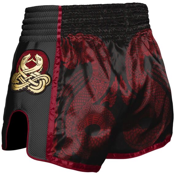 8 Weapons Muay Thai Shorts Super Mesh, Size: 2XL, Colour: Rot, 2 image