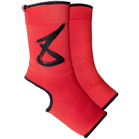 8 Weapons Ankle Guards, Taglia: Taglia unica, Colore: Rosso