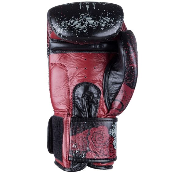 Boxing Gloves 8 WEAPONS Hanuman Yant – Black/Red – 12 oz, Colour: Schwarz, OZ: 12oz, 10 image