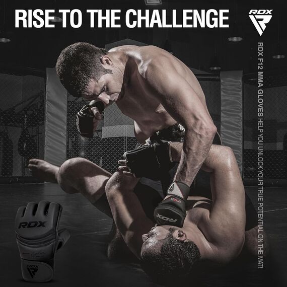 Gants MMA RDX F12 Noir L, Taille: L, Couleur: Noir, 5 image