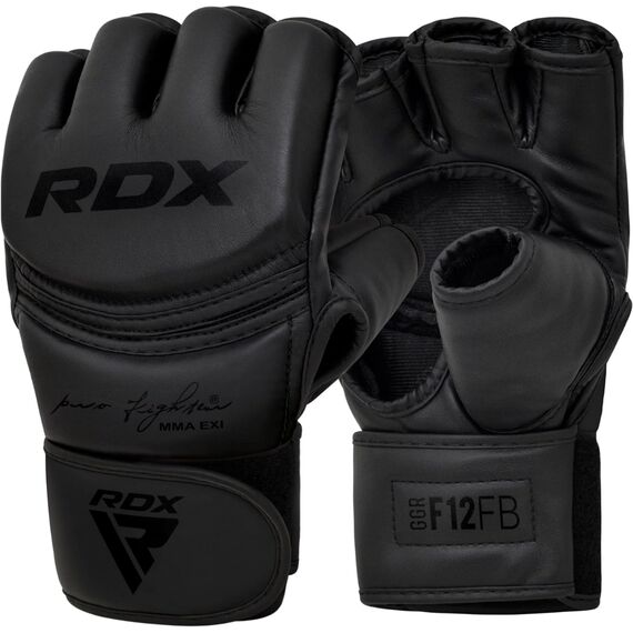 MMA Gloves RDX F12 Black M, Size: M, Colour: Schwarz