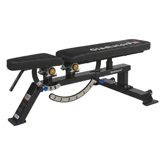 Adjustable Bench" inclinable steel weight bench GladiatorFit, 10 image