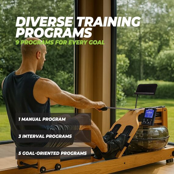 Elite Water Resistance Roeitrainer VirtuFit, 8 image