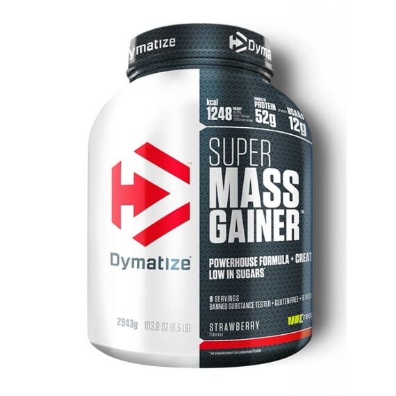 Super Mass Gainer 2.9kg Dymatize | Fraise