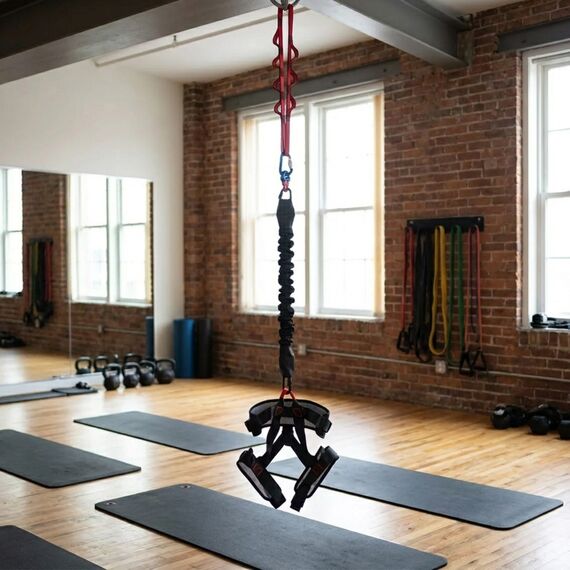 Harnais de résistance élastique bungee fitness en nylon + XMount Omada, 6 image